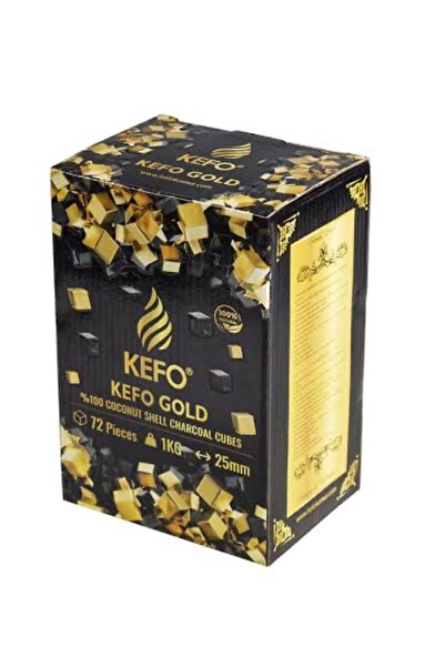 YILMAZNARGİLE Kefo Gold 26mm Nargile Kömürü 5 Kg