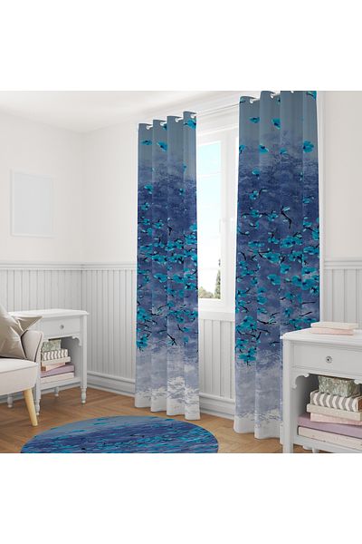 stellahomes Special Design Decorative Background Curtain 140X260 cm Single Wing