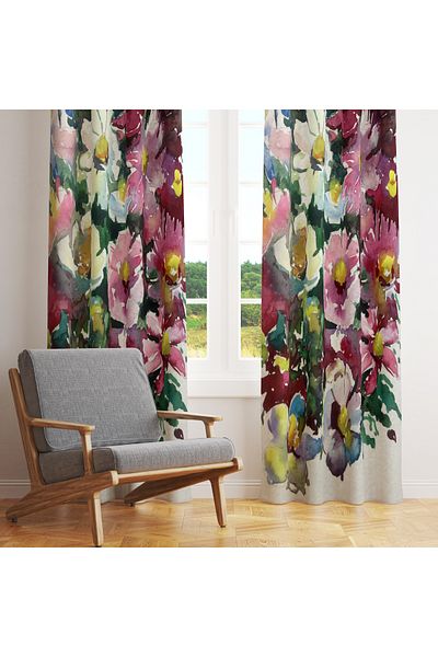 stellahomes Special Design Decorative Background Curtain 140X260 cm Single Wing