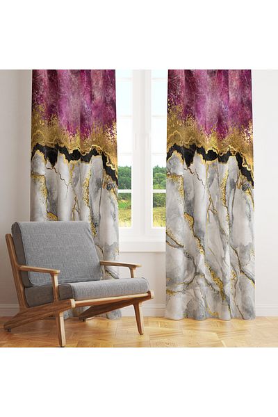 stellahomes Special Design Decorative Background Curtain 140X260 cm Single Wing