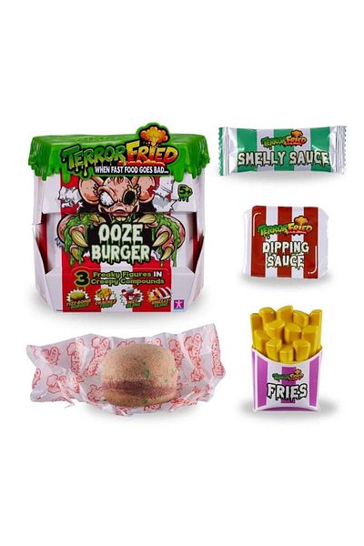 NECO TOYS Terror Fried 4-Pack Medium Menu and 3 Mystery Figures
