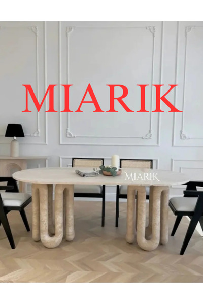 Dekor Traverten Yemek Masası