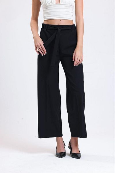 GUARAZ Women's High Waist Loose Cut Lycra Palazzo Pants