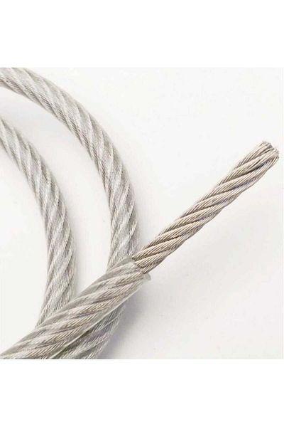 kapsulavm Insulated Steel Wire Rope 8 mm 5 Meters