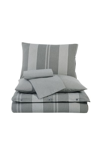 Merya Double Natural Duvet Cover Set Khaki