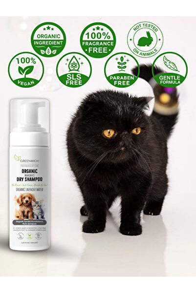 Greenwich Zero Point of Beauty Kuru Şampuan 150 ml | Çene Aknesi Tüy Dökülme Parazit Pire Mantar Karşıtı | Pati Kedii