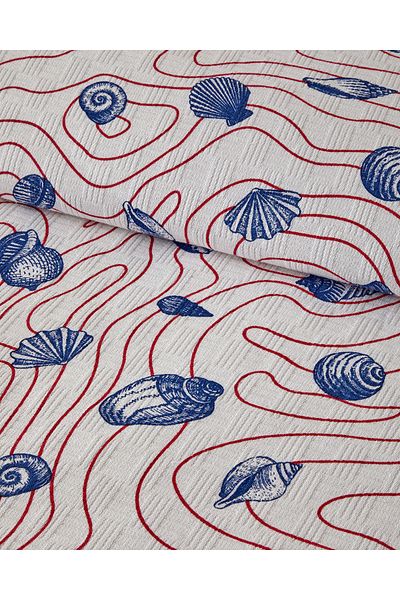 English Home Shmphony Seashell Single Pike - Red/Dark Blue