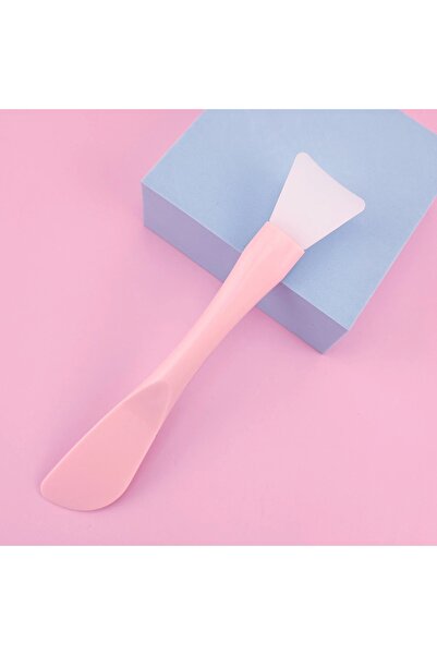 choice2 Pink Silicone Facial Mask Brush Soft Head with Scraper Integrated Dua...