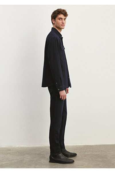 Mavi Ted Mavi Pro Rinse Jean Gömlek Slim Fit / Dar Kesim 0210909-86635