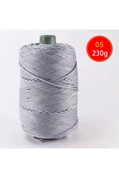 Choice 05 Grey 225g Lightweight Ice Silk Thread Handcrafted for Summer Cool Hats, Sun Hats, Storage Baskets