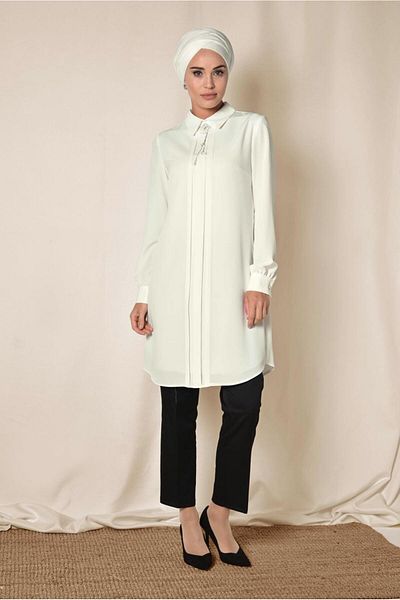 Alvina Tunic with Back Zipper 4863