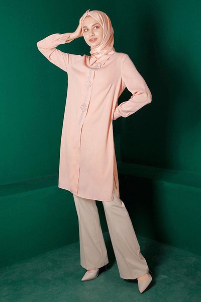 Alvina Stone Patterned Tunic - Model 42875