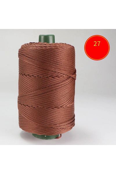 Choice 27 Light Coffee 225g Lightweight Ice Silk Thread Handcrafted for Summer Cool Hats, Sun Hats, Storage