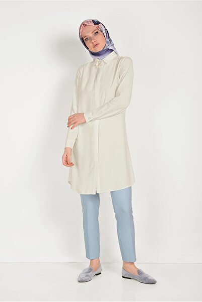 Alvina Classic Tunic with Hidden Buttons 40442