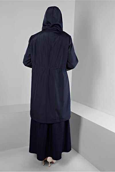 Alvina OMUZLARI VATKALI KAPÜŞONLU TRENCKOT 10696