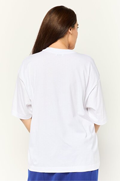 Esprit Women Crew Neck Short Sleeves Tie Dye T-Shirt, White