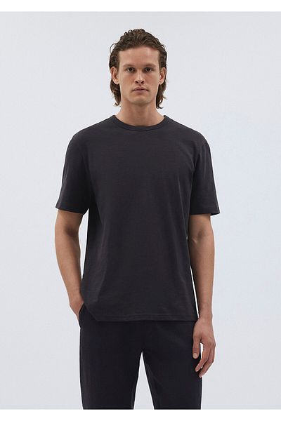 Mavi Flaming Anthracite Premium Basic T-Shirt κανονική εφαρμογή / κανονική εφαρμογή 0612151 -80932
