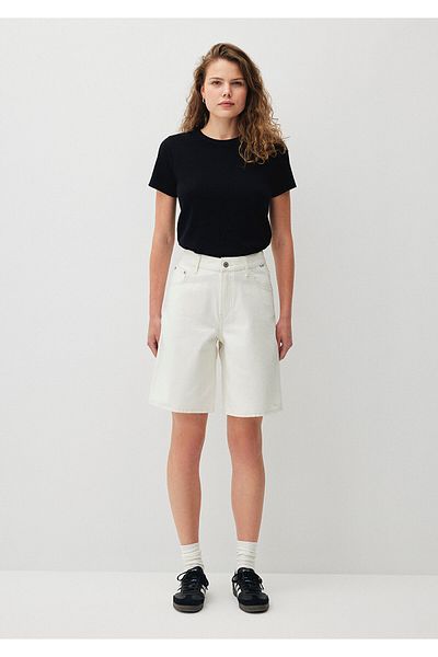 Mavi Melina All Blue Off-White Jean Shorts 1410144 -87085
