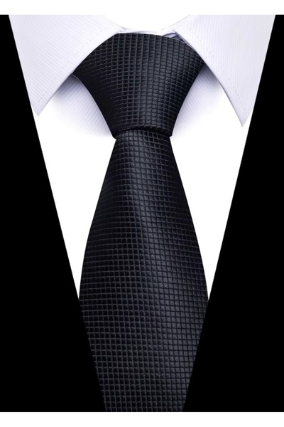 delis Cravata pentru barbati, CR095, Negru