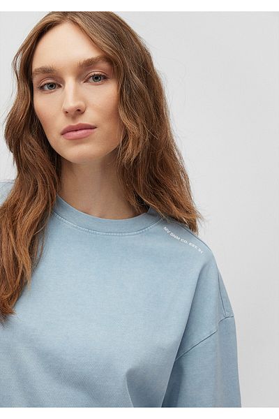 Mavi Tricou cu croiala larga cu imprimeu pe spate - 1612663 -70803