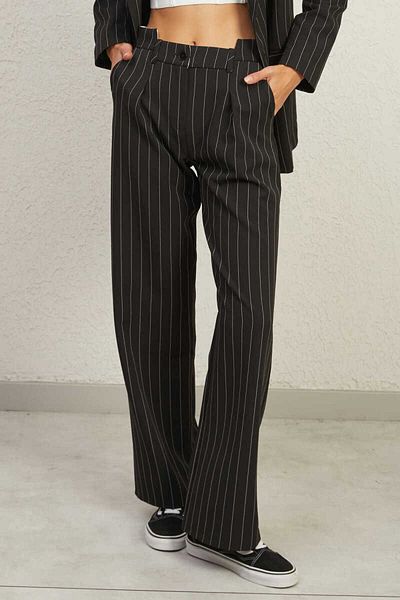 Clothing palette WAIST DETAIL STRIPED PALAZZO PANT