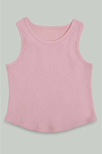 minojoy Strappy Corded Pink Girl's Undershirt
