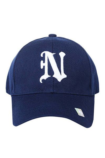 Generic Letter Embroidered Baseball Cap Blue