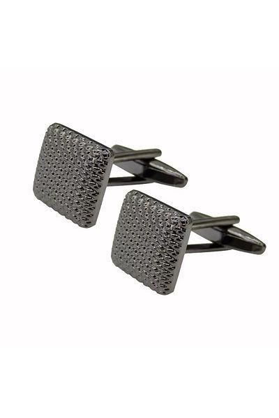 delis Shirt buttons, BN016, square pattern, Black