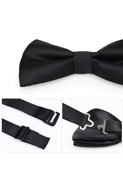 delis Papion pentru barbati, PP034, Negru