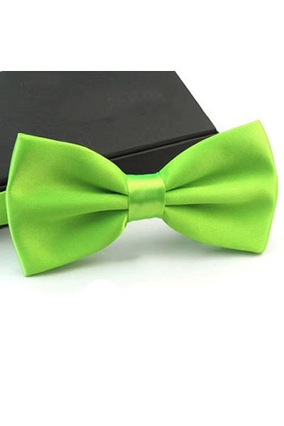 delis Men's bow tie, PP019, Neon green