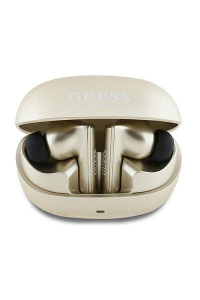 Guess Căști Bluetooth fără fir, GUESS, Logo GUTWST88, Bluetooth 5.3, TWS, USB-C, IPX6, Auriu