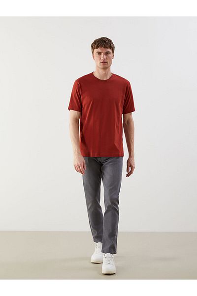 LC Waikiki Crew Neck Combed Cotton Men's T-Shirt