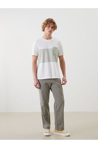 LC Waikiki Comfortable Linen Look Men's Trousers