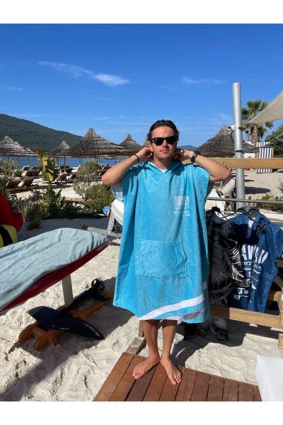 SOLENROSA Πετσέτα θαλάσσης Poncho Solenrosa