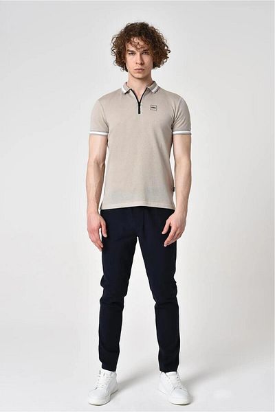 ALEXANDERGARDI ΜΠΛΟΥΖΑ POLO με λεπτομέρεια με φερμουάρ (BARAKM)