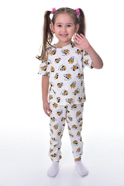 ZUZUNGA Set de pijamale cu mânecă scurtă cu imprimeu Daisy Duck pentru copii (Daisy Duck)
