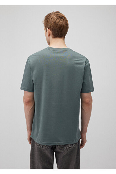 Mavi Zöld pecsét logóval nyomtatott laza szabású póló - 0612312 -71577