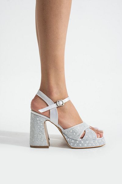 Karınca Evening Dress Shoes - Stylish Thick Heeled Shoes with Running Guarantee