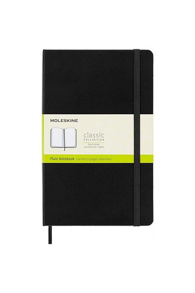 Moleskine Black Notebook Notebook Plain 240p. - 13x21cm 5649793