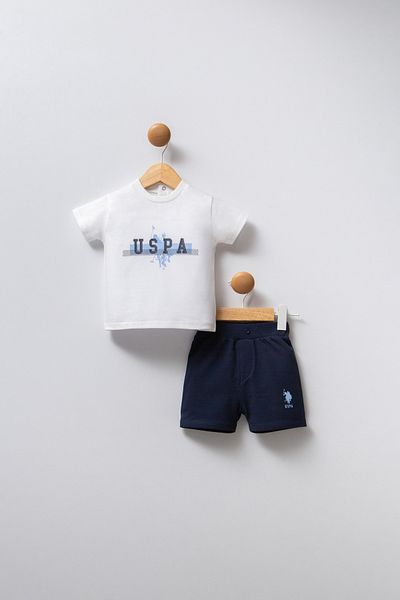 U.S. Polo Assn. U.S. Polo Assn. Baby Boy Blue Baby Suit