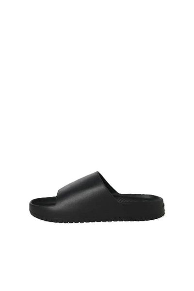 Alisim 12274637   Rubber Men's Beach Slippers Black