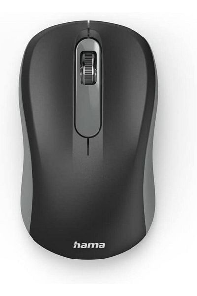 Hama 134960 AMW-200 ماوس لاسلكي بصري بثلاثة أزرار، أنثراسايت/أسود