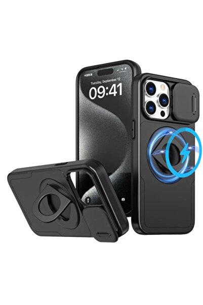 REDz Accessories Carcasă Slide Armor, protecție cameră, MagSafe, compatibilă ...