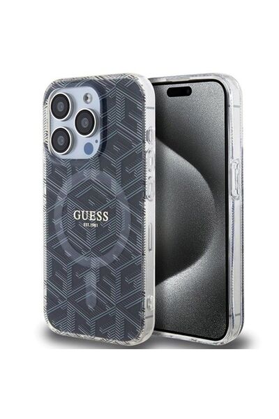 REDz Accessories Θήκη Guess για iPhone 15 Pro, Υποστήριξη Magsafe, IML G Cube...