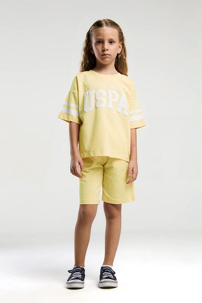 U.S. Polo Assn. Costum BERMUDA FATA Galben
