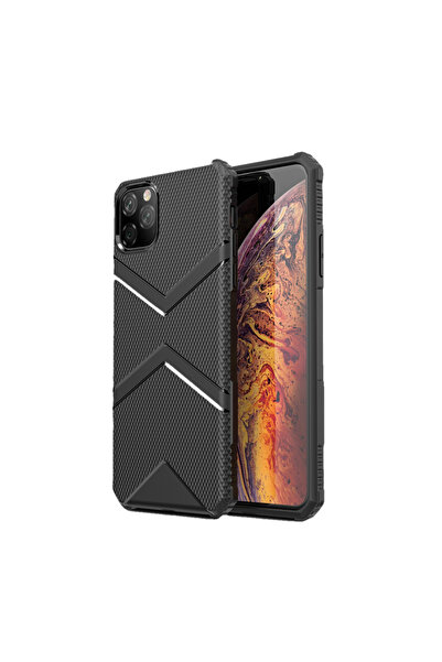 REDz Accessories Carcasă Diamond Shield, compatibilă cu iPhone 11 Pro, neagră...