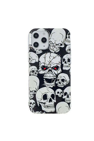 REDz Accessories Carcasă din silicon pentru iPhone 12 Pro Max cu model de cra...