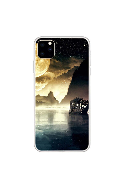 REDz Accessories Carcasă compatibilă cu iPhone 11 Pro modelul Moon Shine, rez...
