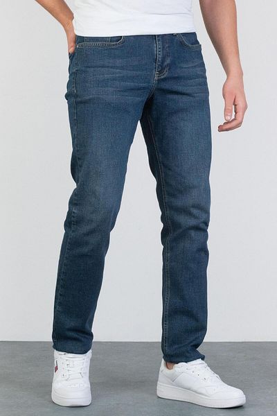 HALAT'S Men's Halat's Regular Fit Ocean Blue Lycra Jean Jeans Josef