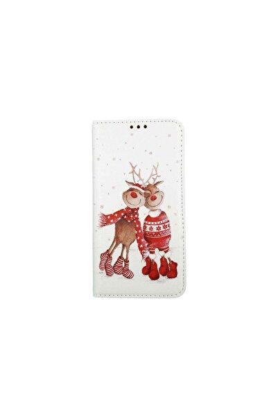 REDz Accessories Husă de Crăciun cu Flip Book pentru iPhone 11 model Sweet Re...